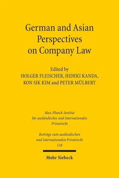 German and Asian Perspectives on Company Law (eBook, PDF)