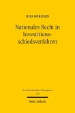 Nationales Recht in Investitionsschiedsverfahren (eBook, PDF)