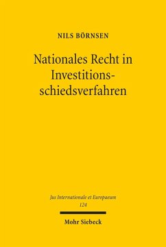 Nationales Recht in Investitionsschiedsverfahren (eBook, PDF) - Börnsen, Nils