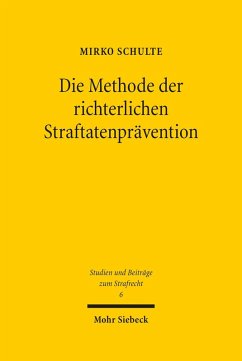 Cover Die Methode der richterlichen Straftatenprävention (eBook, PDF)