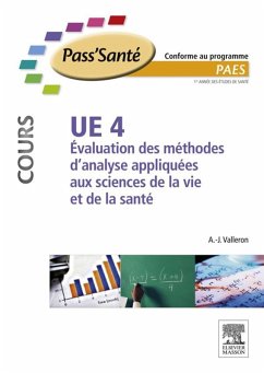 UE 4 - Évaluation des méthodes d'analyse appliquées aux sciences de la vie et de la santé (eBook, ePUB) - Valleron, Alain-Jacques