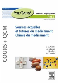 Cover Sources actuelles et futures du médicament - Chimie du médicament (Cours + QCM) (eBook, ePUB)