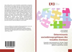 Déterminants sociodémographiques des troubles mentaux - Chabaud, Francis;Roelandt, Jean Luc;Benradia, Imane