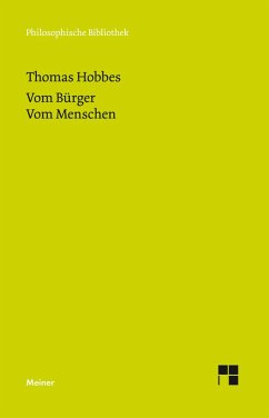 Vom Bürger. Vom Menschen (eBook, PDF) - Hobbes, Thomas