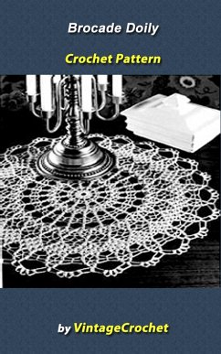 Cover Brocade Doily Vintage Crochet Pattern eBook (eBook, ePUB)