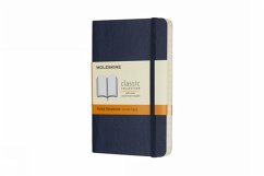 Moleskine Notizbuch Pocket/A6, Liniert, Soft Cover, Saphir