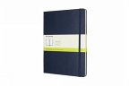 Moleskine Sapphire Blue Extra Large Plain Notebook Hard