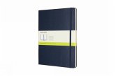 Moleskine Sapphire Blue Extra Large Plain Notebook Hard