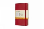 Moleskine Notizbuch Pocket/A6, Liniert, Soft Cover, Scharlachrot