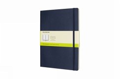 Moleskine Notizbuch Xlarge, Blanko, Soft Cover, Saphir