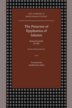 The Panarion of Epiphanius of Salamis - Williams, Frank