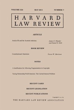 Cover Harvard Law Review: Volume 124, Number 7 - May 2011 (eBook, ePUB)