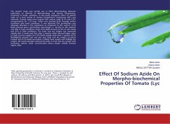 Effect Of Sodium Azide On Morpho-biochemical Properties Of Tomato (Lyc