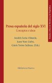 Prosa española del siglo XVI : conceptos e ideas