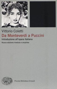 Cover Da Monteverdi a Puccini. Introduzione all'opera italiana