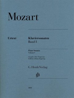 Klaviersonaten 1 br., Urtext - Wolfgang Amadeus Mozart - Klaviersonaten, Band I