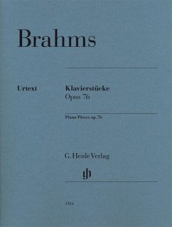 Piano Pieces op. 76 - Brahms, Johannes