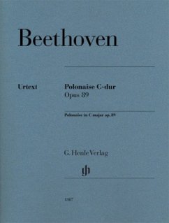 Polonaise C-dur op. 89, Klavier zu zwei Händen - Ludwig van Beethoven - Polonaise C-dur op. 89