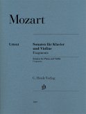 Sonaten für Klavier und Violine, Fragmente Sonaten für Klavier und Violine, Fragmente