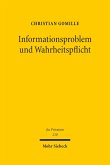 Informationsproblem und Wahrheitspflicht (eBook, PDF)