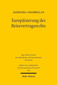 Europäisierung des Reisevertragsrechts (eBook, PDF) - Chambellan, Agnieszka
