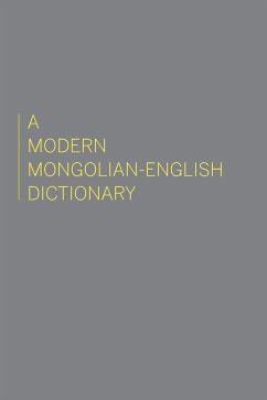 Cover Modern Mongolian-English Dictionary