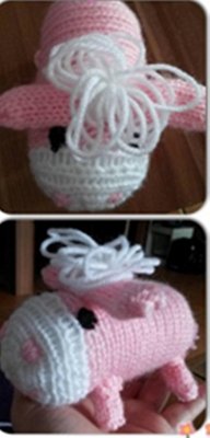 Cover Strickanleitung Schweinchen (eBook, ePUB)