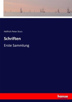Schriften - Sturz, Helfrich Peter