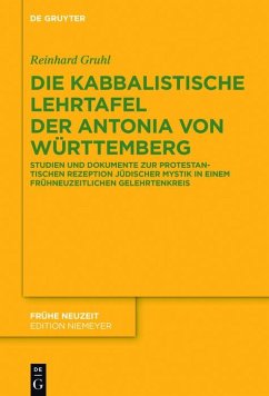 Cover Die kabbalistische Lehrtafel der Antonia von Württemberg (eBook, PDF)