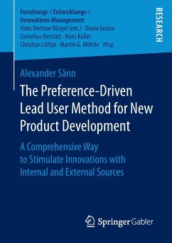 The Preference-Driven Lead User Method for New Product Development - Sänn, Alexander