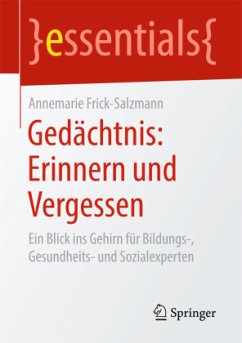 Gedächtnis: Erinnern und Vergessen - Frick-Salzmann, Annemarie