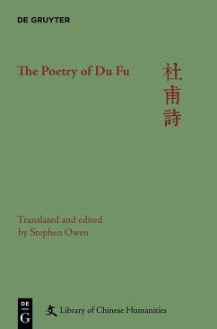 The Poetry of Du Fu (eBook, ePUB) - Owen, Stephen