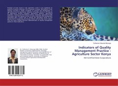 Indicators of Quality Management Practice - Agriculture Sector Kenya - Mutunga, Catherine Kalunde