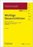 Wichtige Steuerrichtlinien 2017