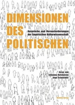 Dimensionen des Politischen - Bodner, Reinhard;Dean, Isabel;Egger, Simone;Rolshoven, Johanna