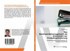 Das Beschwerdemanagement als Instrument zur Produktoptimierung - Wenzel, Nadine