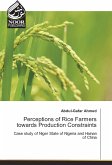 Perceptions of Rice Farmers towards Production Constraints