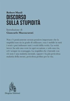 Discorso sulla stupidità - Musil, Robert Discorso sulla stupidità - Musil, Robert