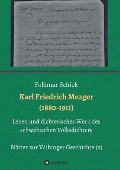 Karl Friedrich Mezger (1880-1911) - Schiek, Folkmar
