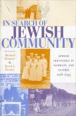 In Search of Jewish Community (eBook, ePUB)