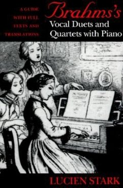 Brahms's Vocal Duets and Quartets with Piano (eBook, ePUB) - Stark, Paul