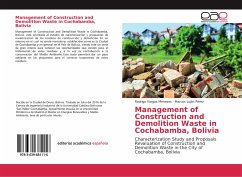 Management of Construction and Demolition Waste in Cochabamba, Bolivia - Vargas Meneses, Rodrigo;Luján Pérez, Marcos