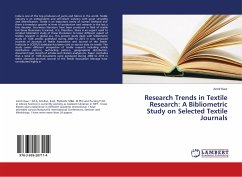 Research Trends in Textile Research: A Bibliometric Study on Selected Textile Journals