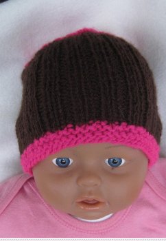 Cover Strickanleitung Babymütze von 0-6 Monaten tragbar (eBook, ePUB)