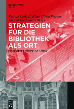 Cover Strategien für die Bibliothek als Ort (eBook, ePUB)