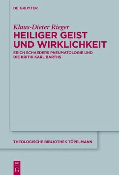 Heiliger Geist und Wirklichkeit (eBook, ePUB) - Rieger, Klaus-Dieter