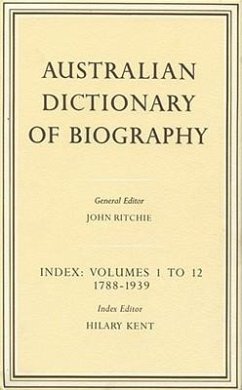 Australian Dictionary of Biography Index: Volumes 1-12 1788-1939 Index - Ritchie, John