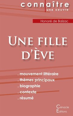 Fiche de lecture Une fille d'Ève de Balzac (Analyse littéraire de référence et résumé complet) - de Balzac, Honoré