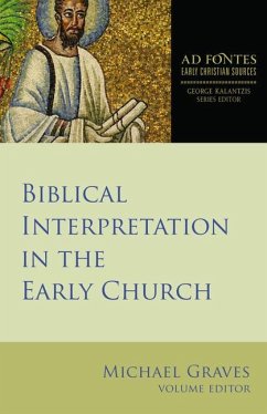 Biblical Interpretation in the Early Church