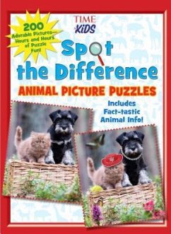 Spot the Difference Animal Picture Puzzles - The Editors Of Time For Kids